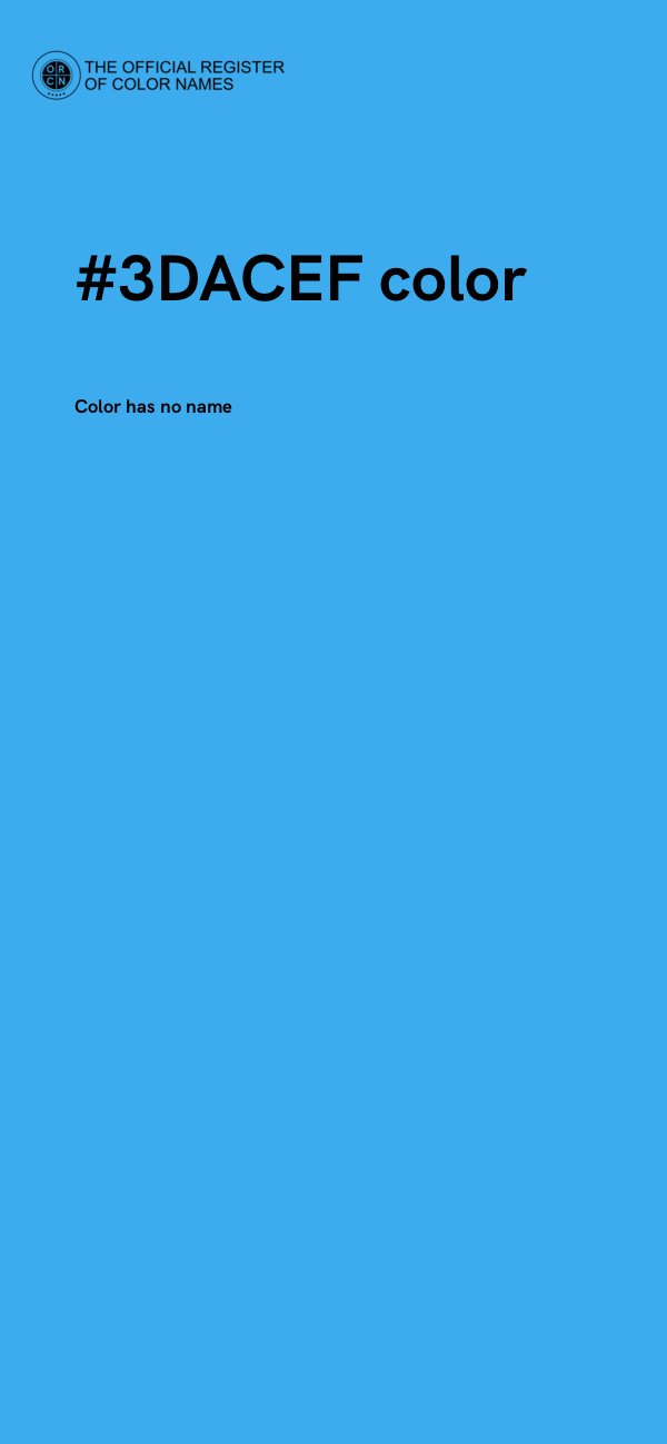 #3DACEF color image