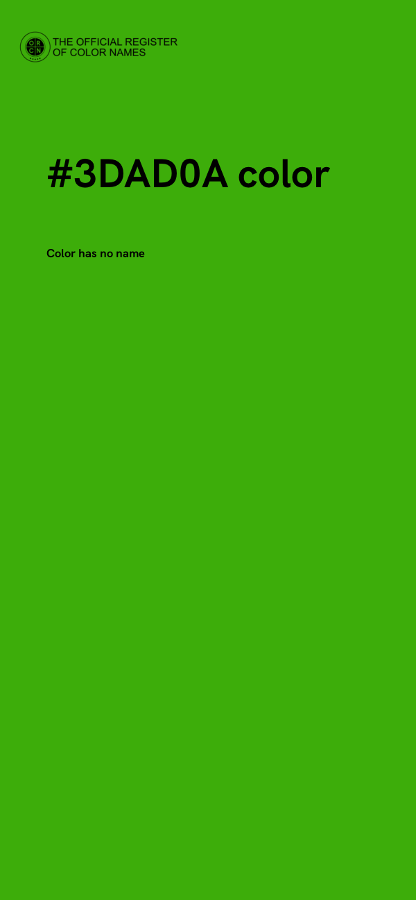 #3DAD0A color image