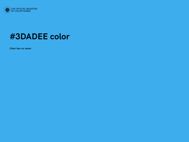 #3DADEE color image