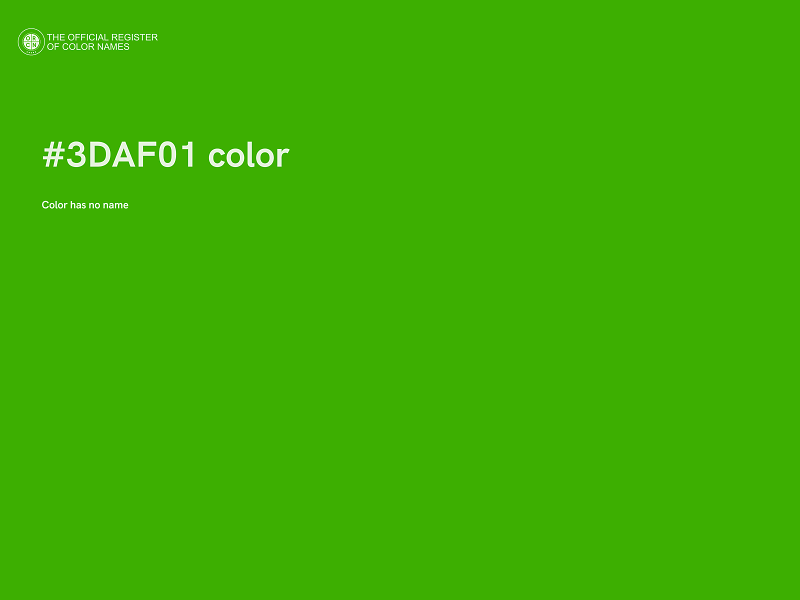 #3DAF01 color image