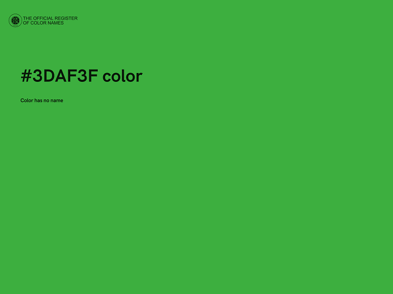 #3DAF3F color image