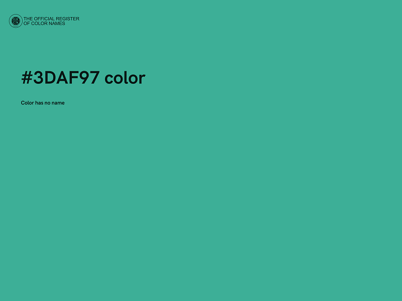 #3DAF97 color image