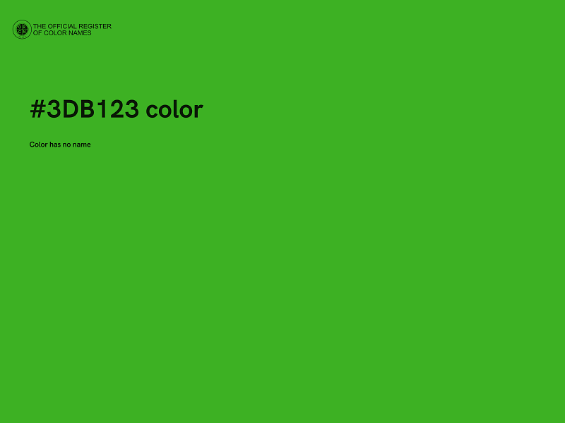 #3DB123 color image