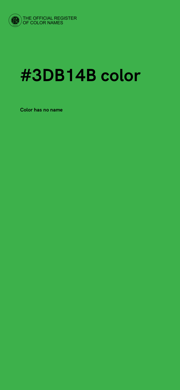 #3DB14B color image