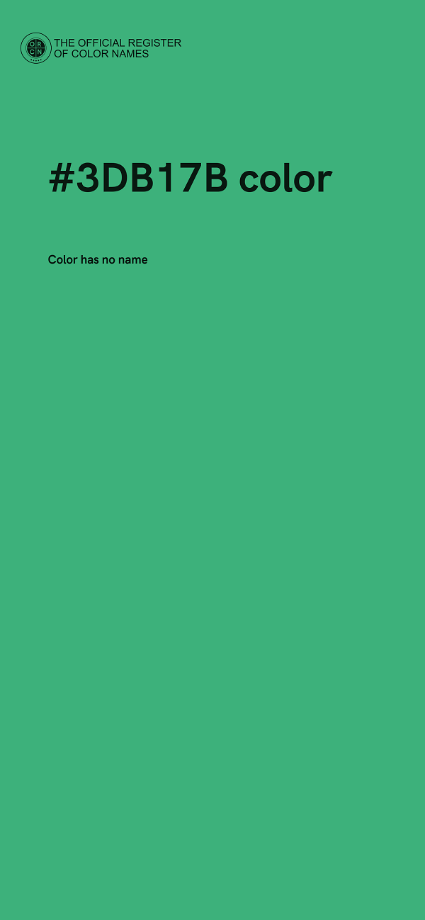 #3DB17B color image