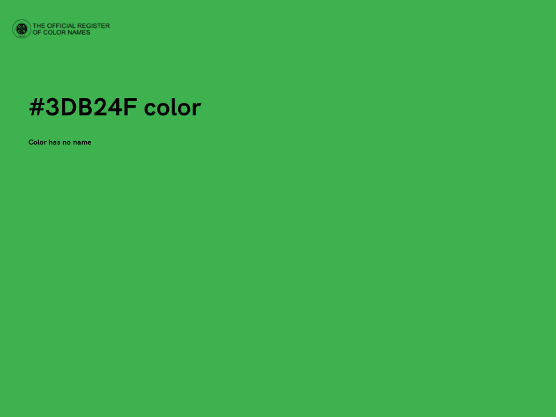 #3DB24F color image