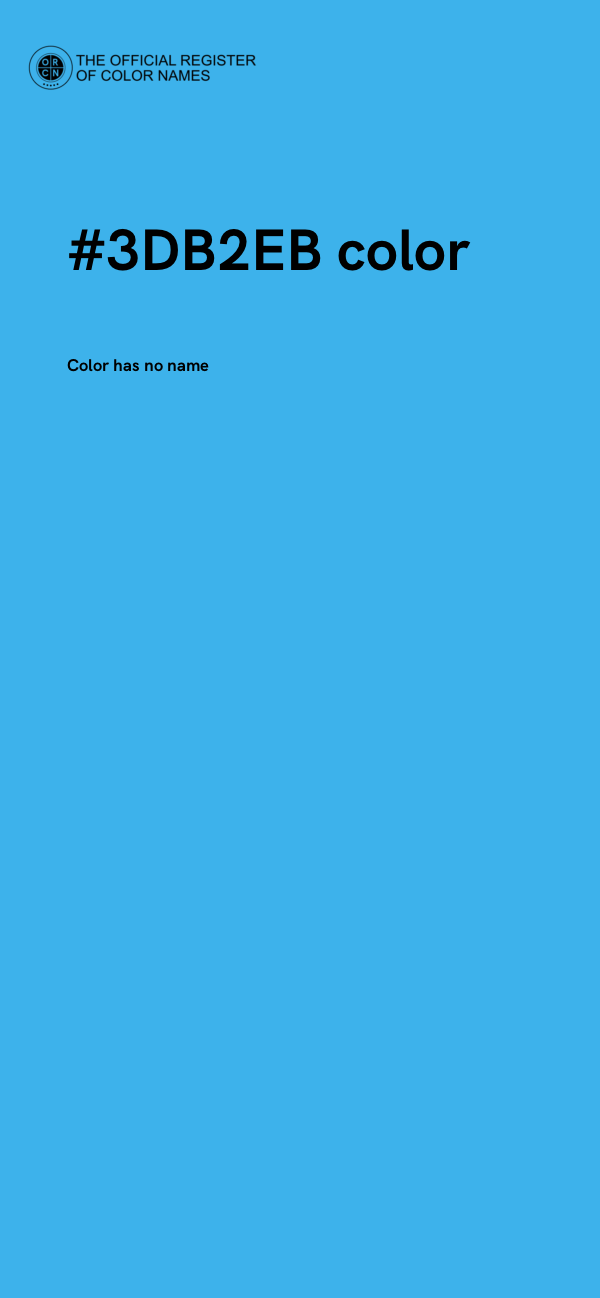 #3DB2EB color image