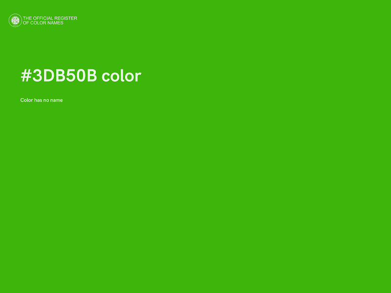 #3DB50B color image
