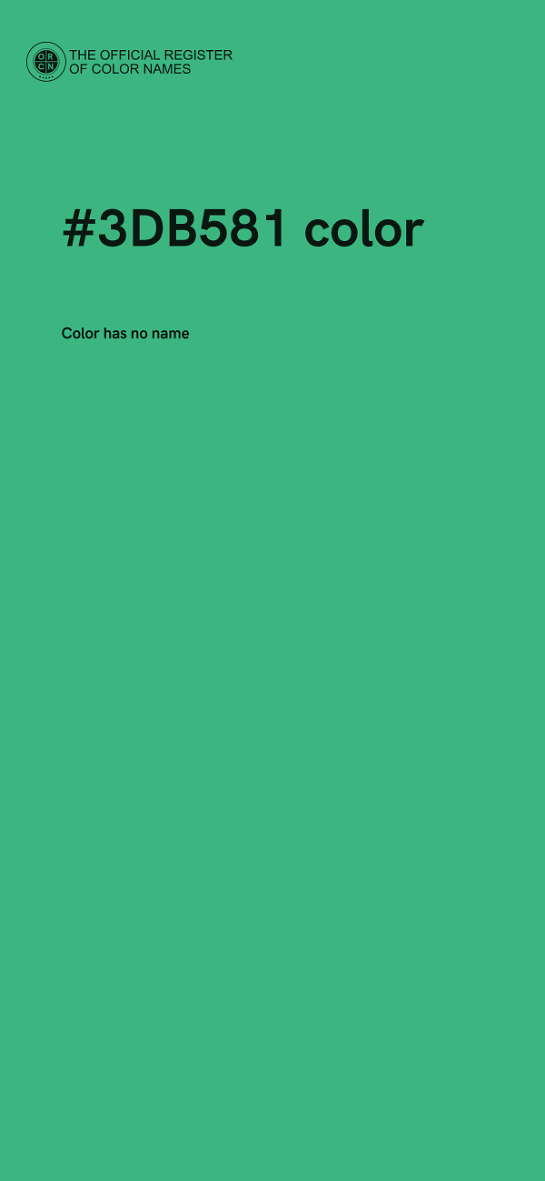 #3DB581 color image