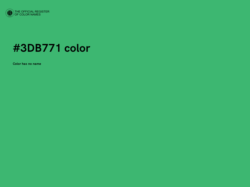#3DB771 color image