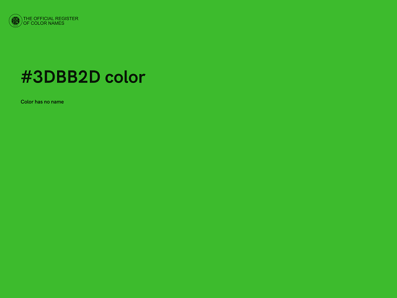 #3DBB2D color image