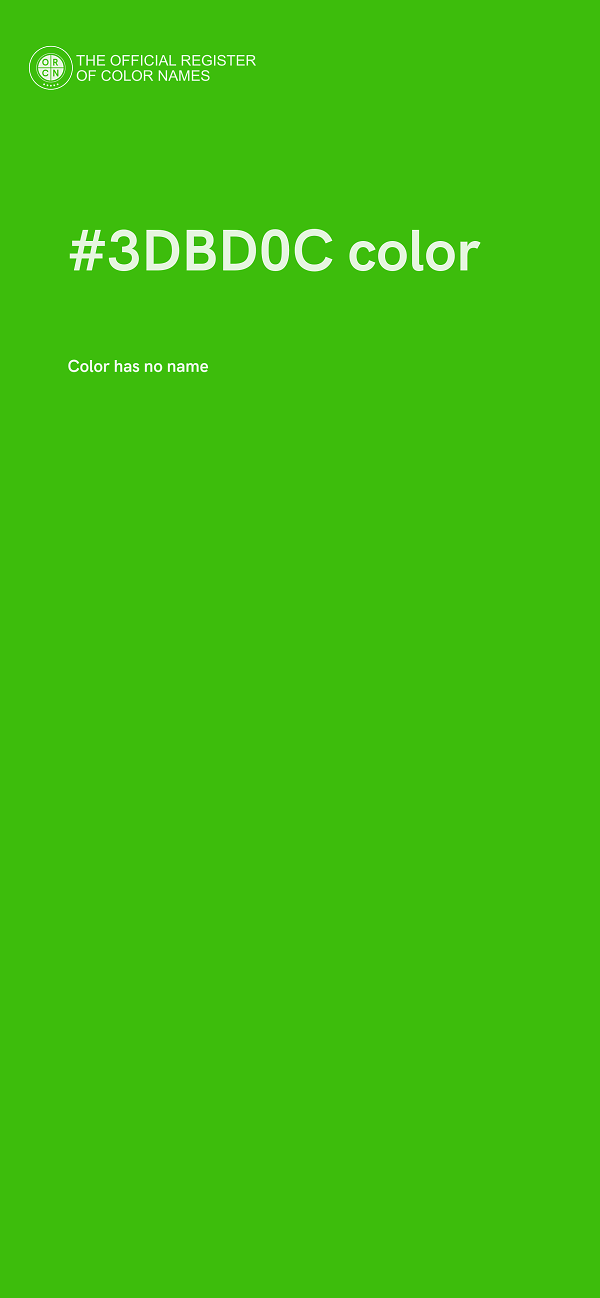 #3DBD0C color image
