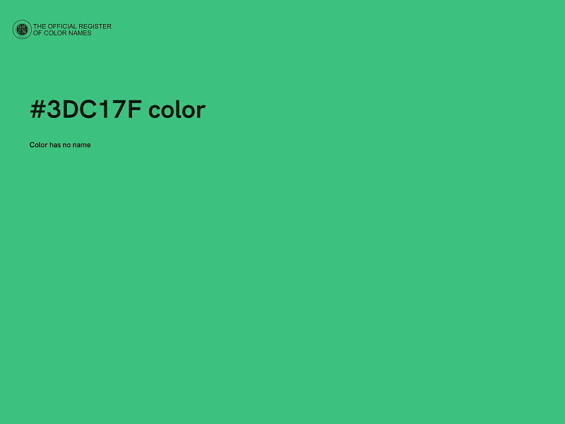 #3DC17F color image