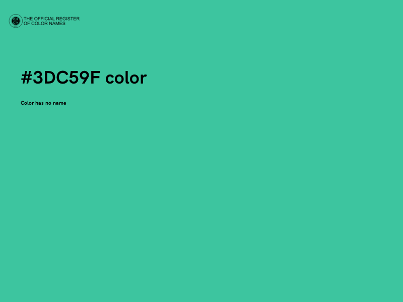 #3DC59F color image