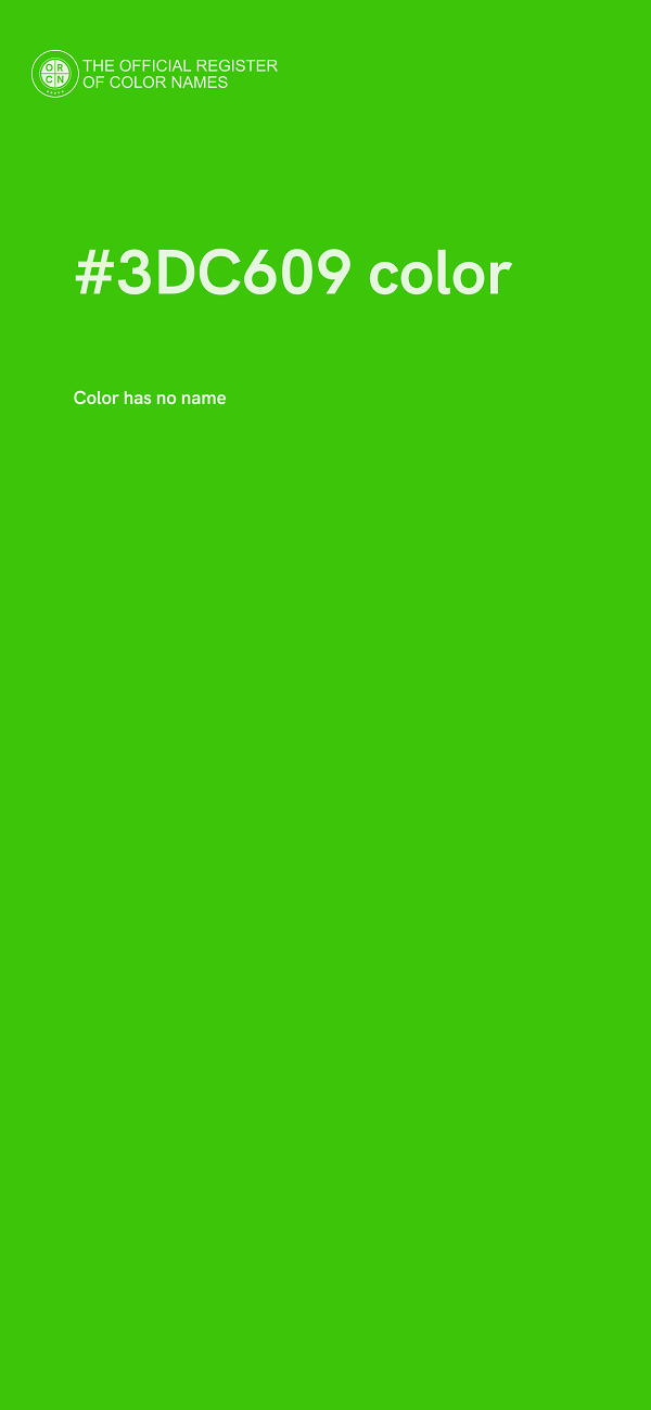 #3DC609 color image