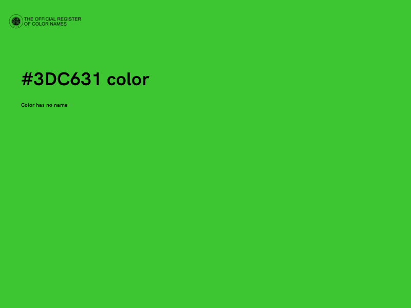 #3DC631 color image
