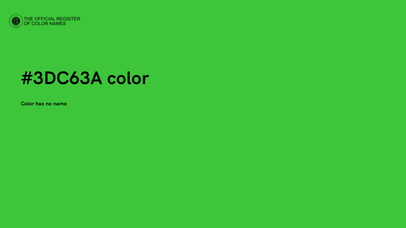 #3DC63A color image