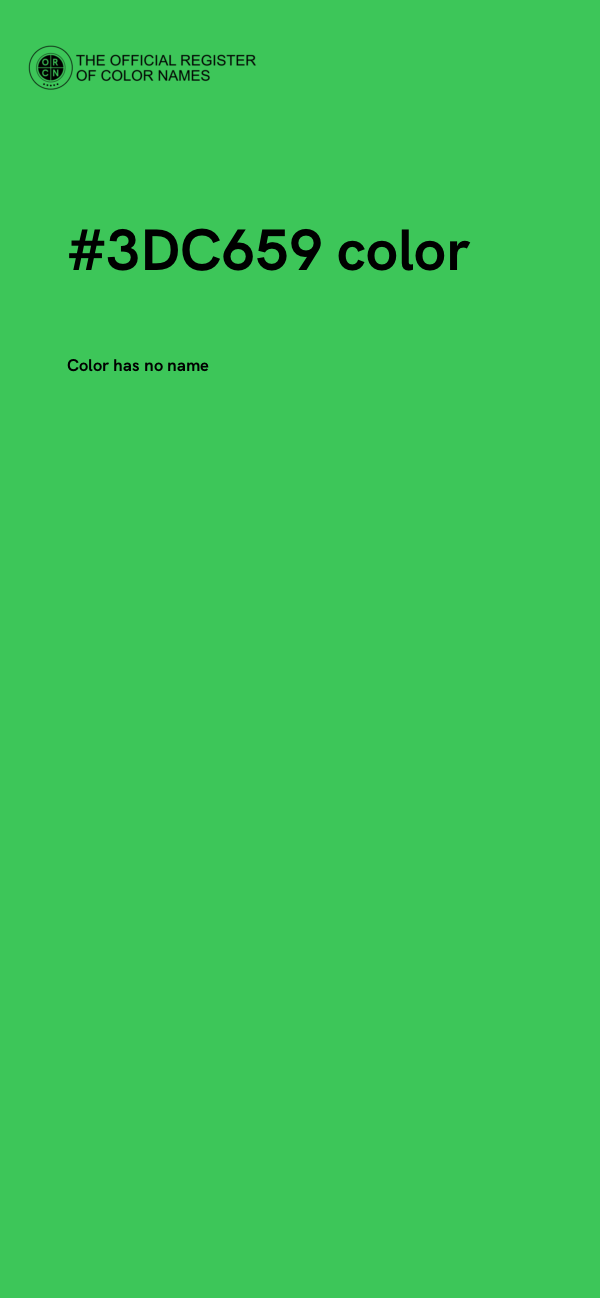 #3DC659 color image