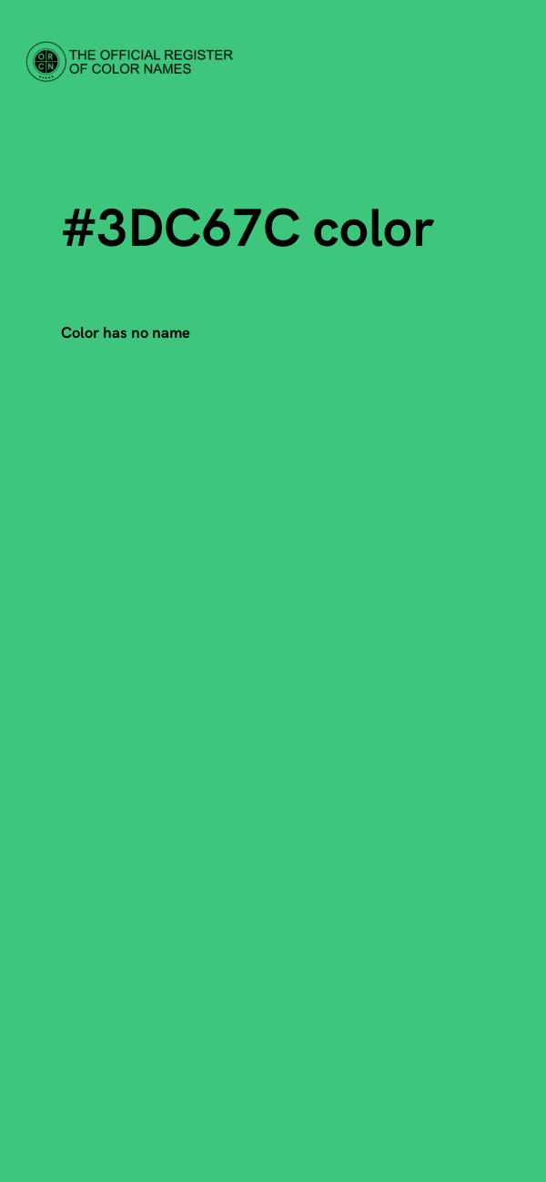 #3DC67C color image