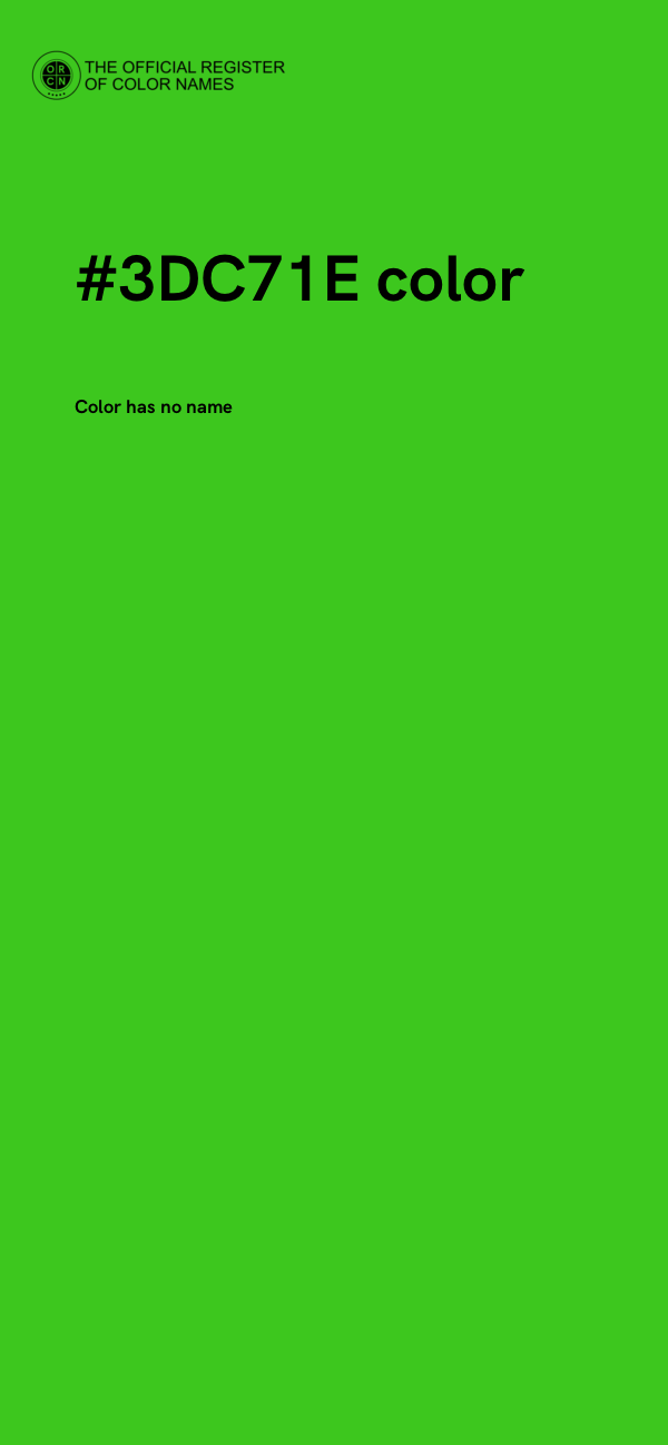 #3DC71E color image