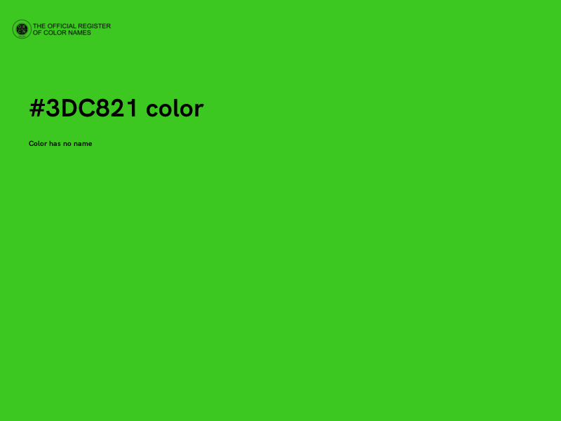 #3DC821 color image