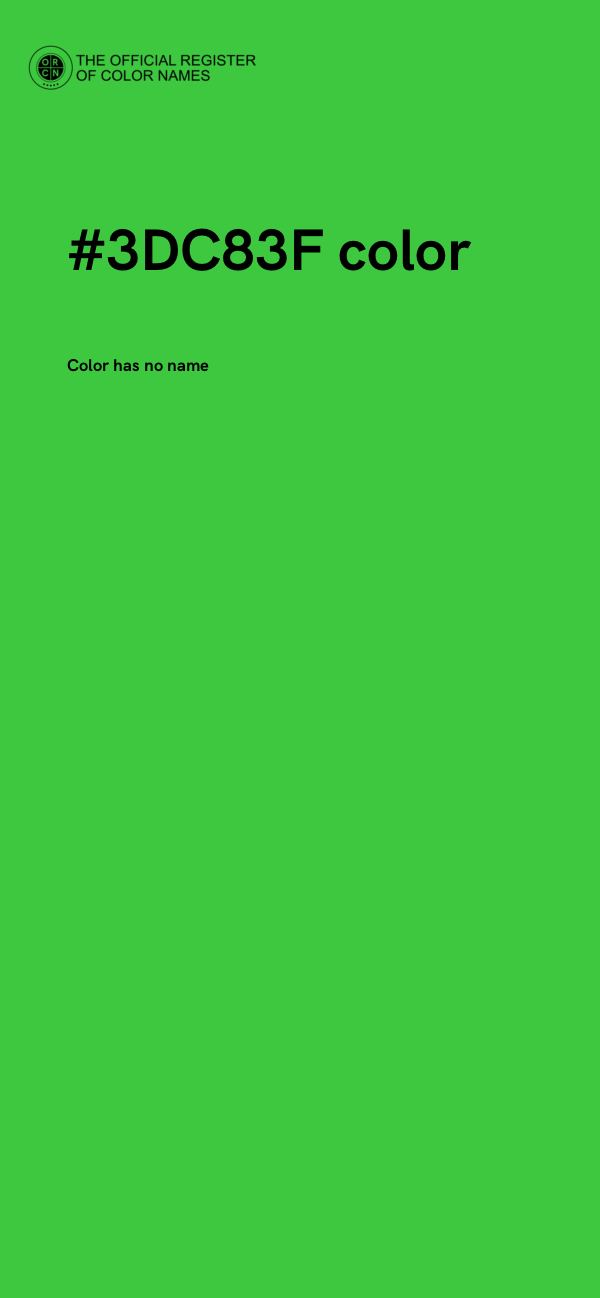 #3DC83F color image