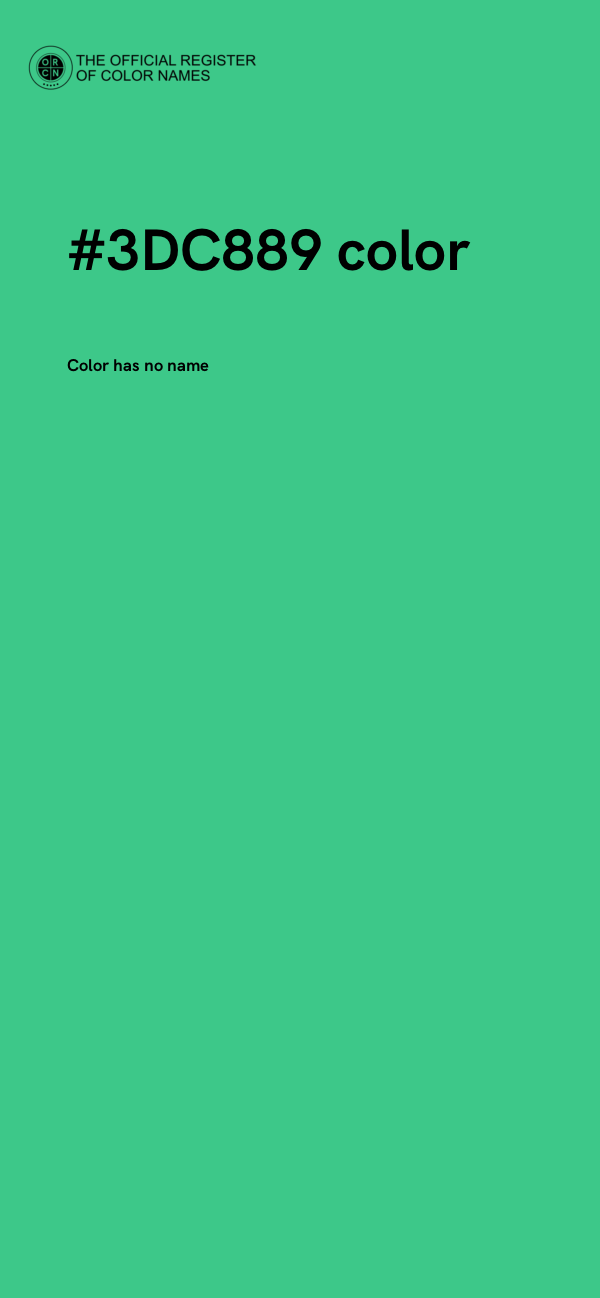 #3DC889 color image