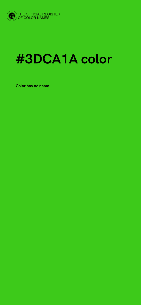 #3DCA1A color image