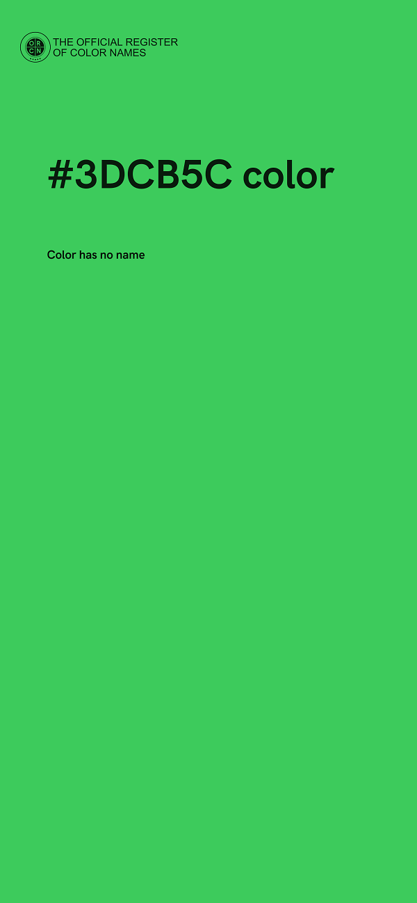 #3DCB5C color image