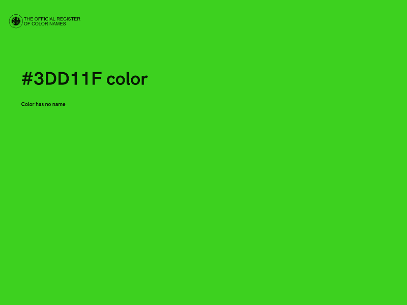 #3DD11F color image