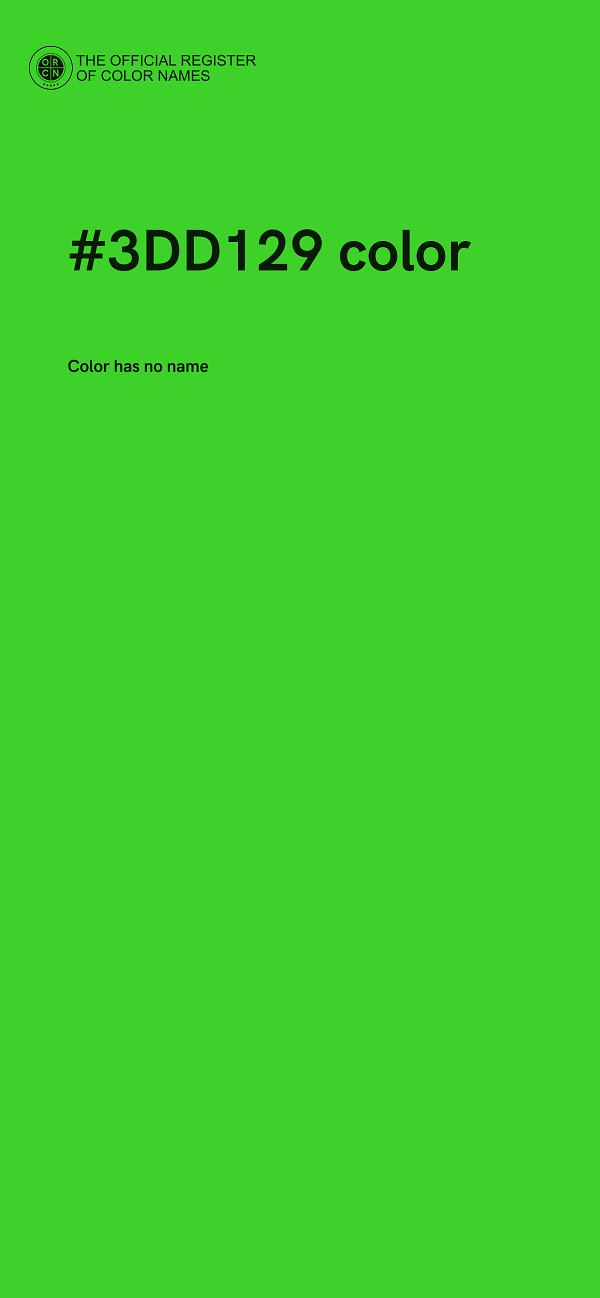 #3DD129 color image
