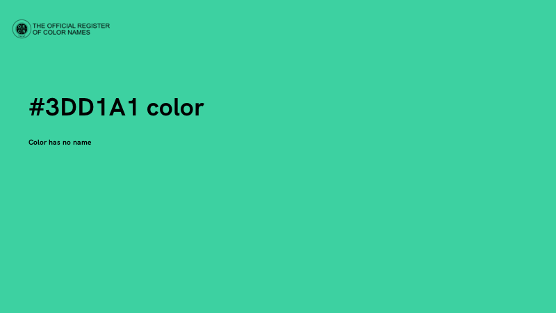 #3DD1A1 color image