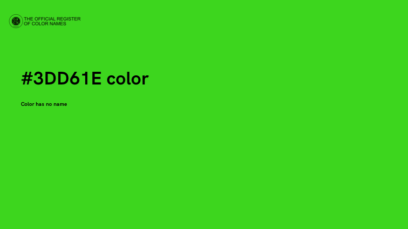 #3DD61E color image