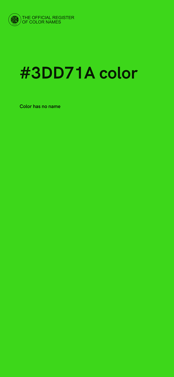 #3DD71A color image