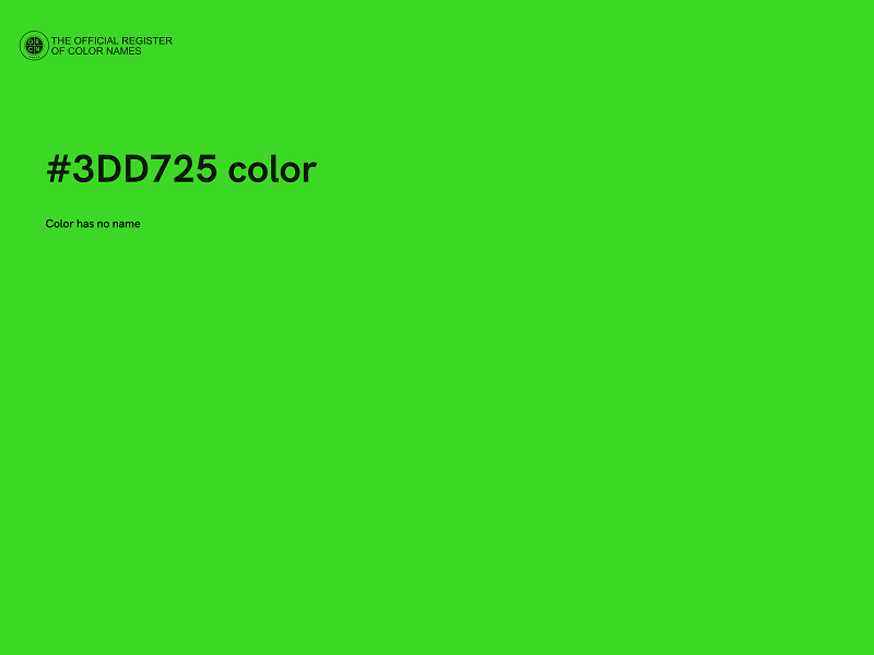 #3DD725 color image