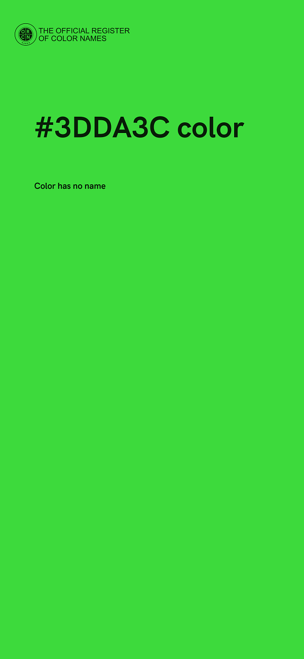 #3DDA3C color image