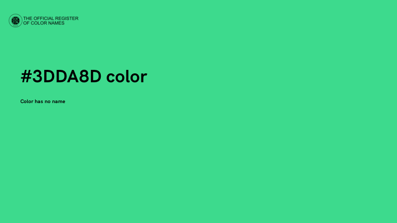 #3DDA8D color image
