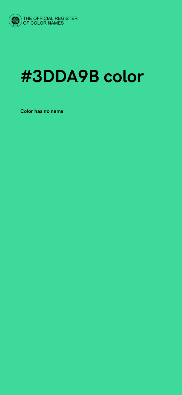 #3DDA9B color image