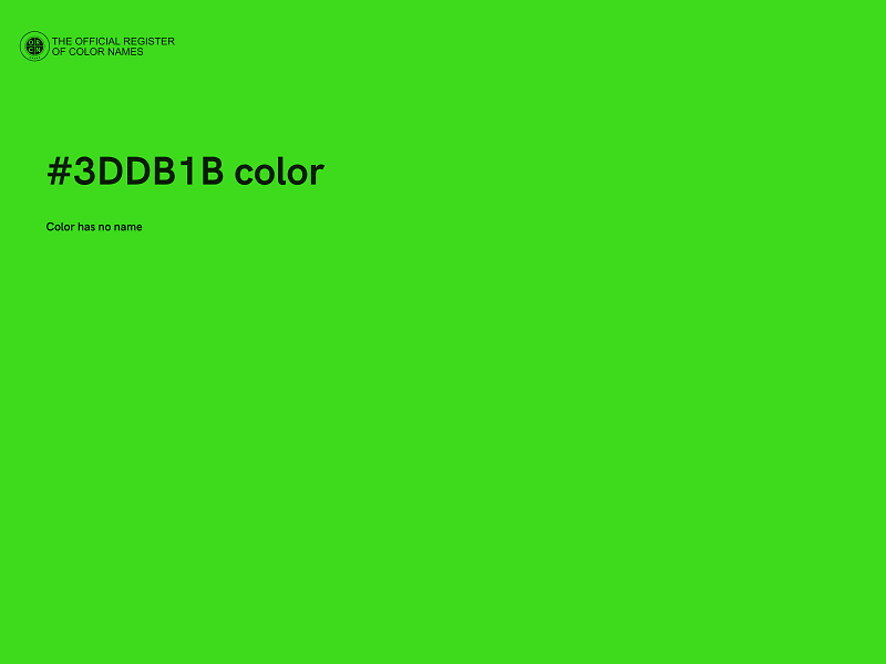 #3DDB1B color image