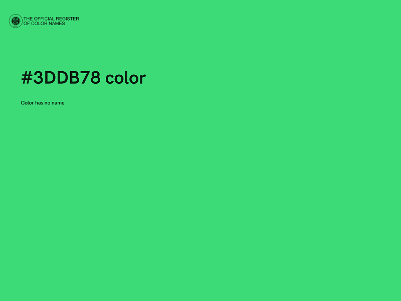 #3DDB78 color image