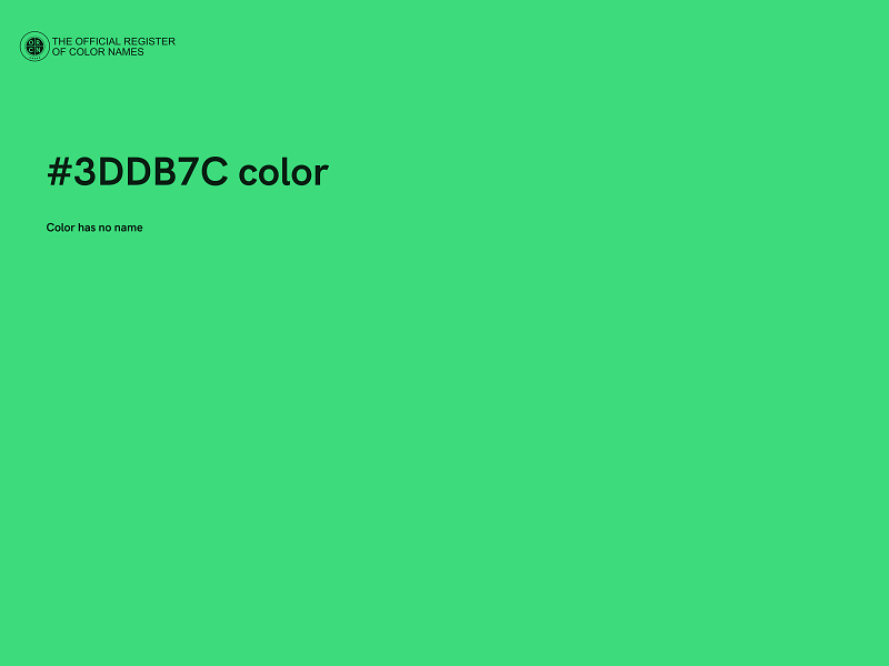 #3DDB7C color image