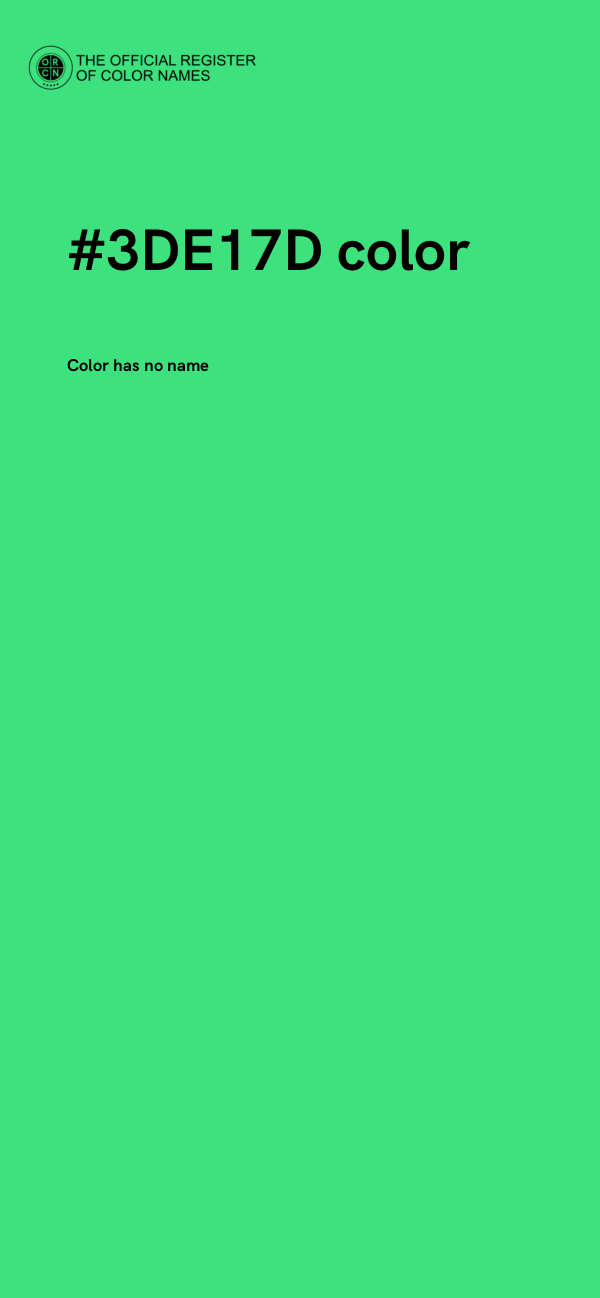 #3DE17D color image