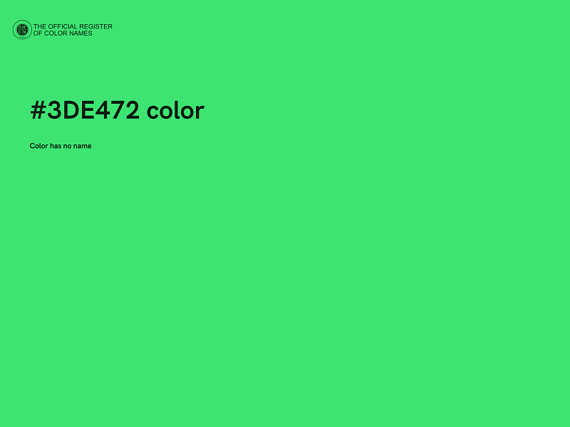 #3DE472 color image