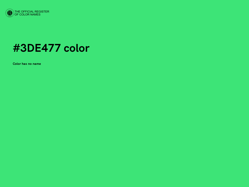 #3DE477 color image
