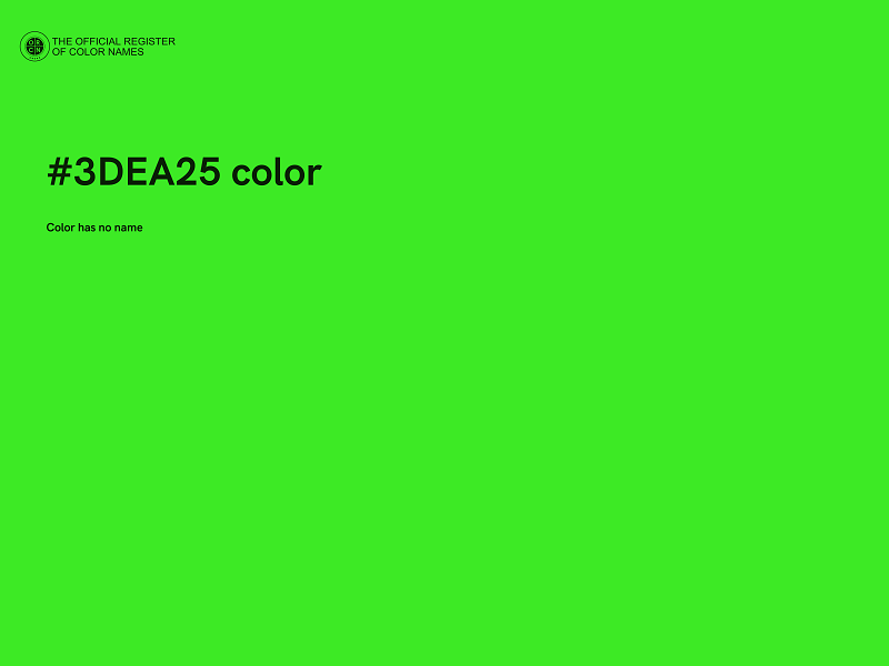 #3DEA25 color image