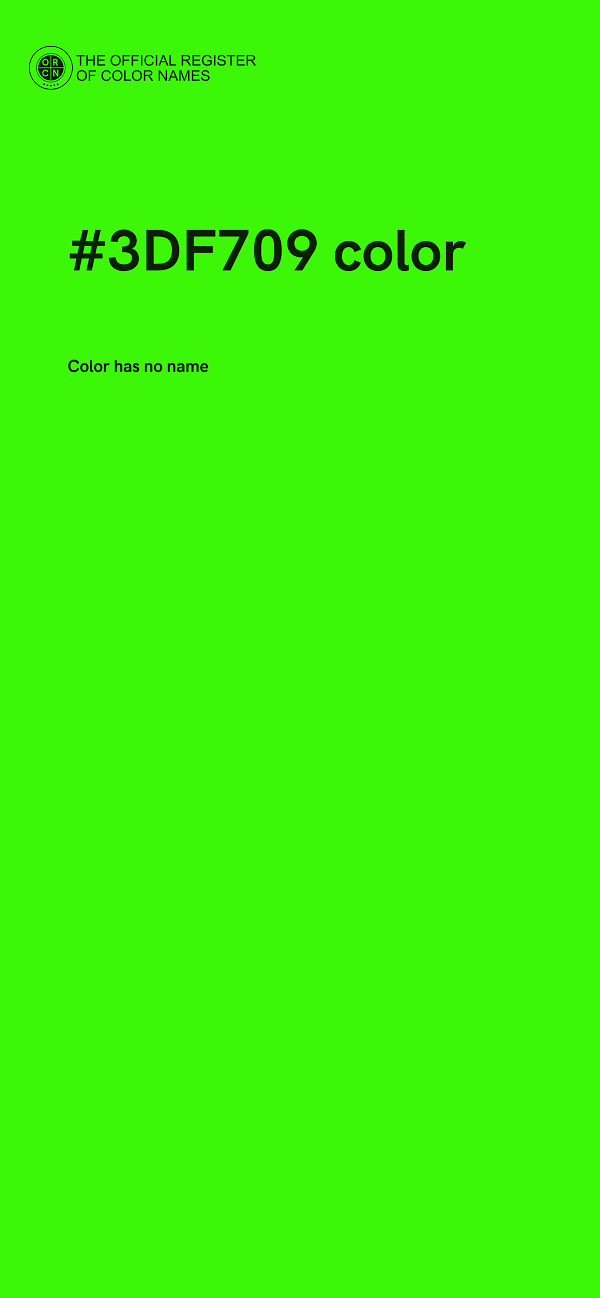 #3DF709 color image