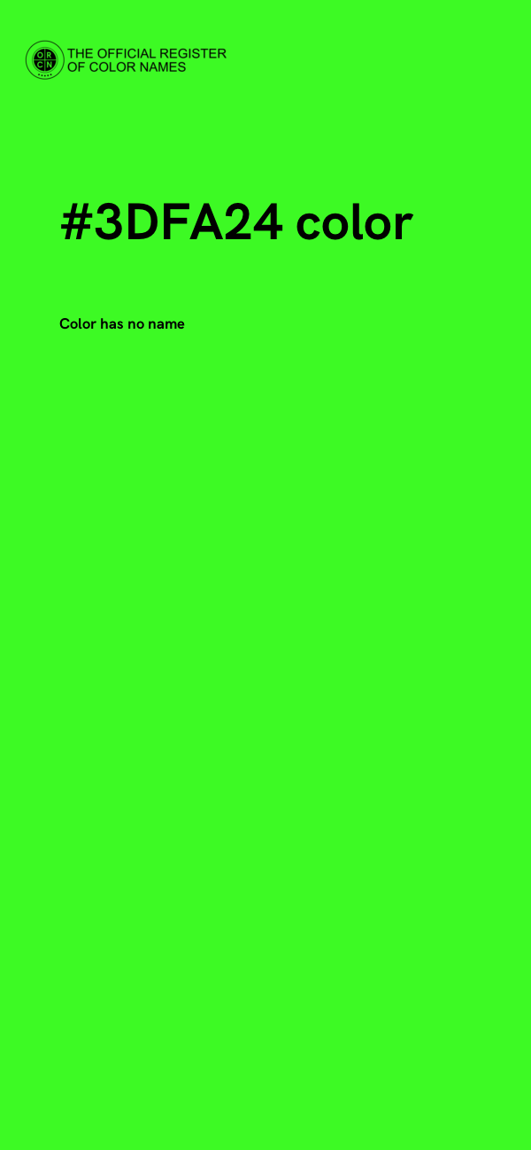 #3DFA24 color image
