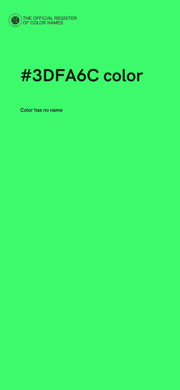 #3DFA6C color image