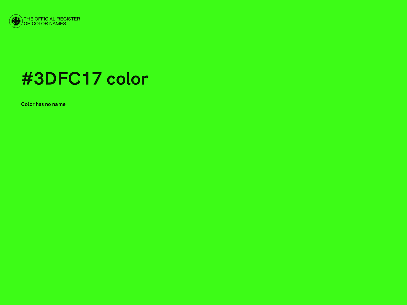 #3DFC17 color image