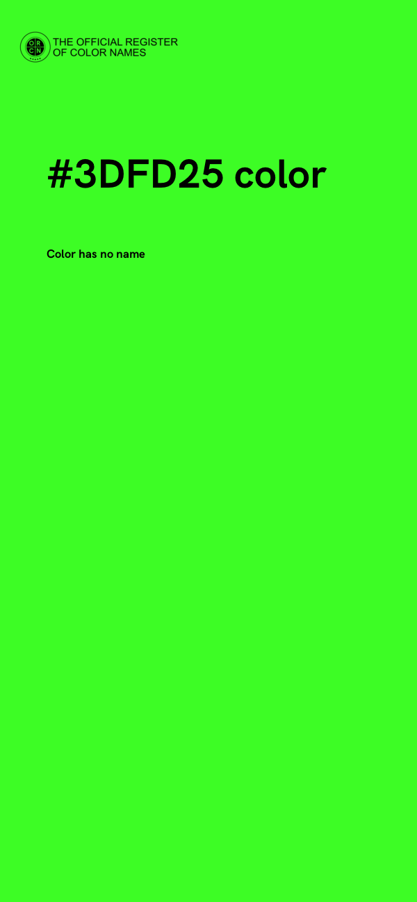 #3DFD25 color image